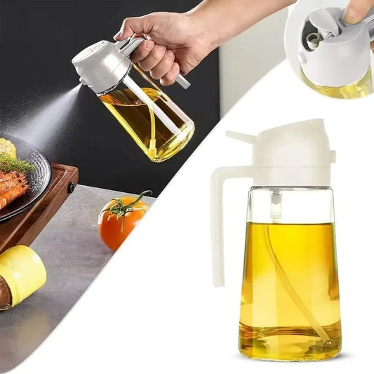 Premium Glass Oil Bottle 50ml Spray