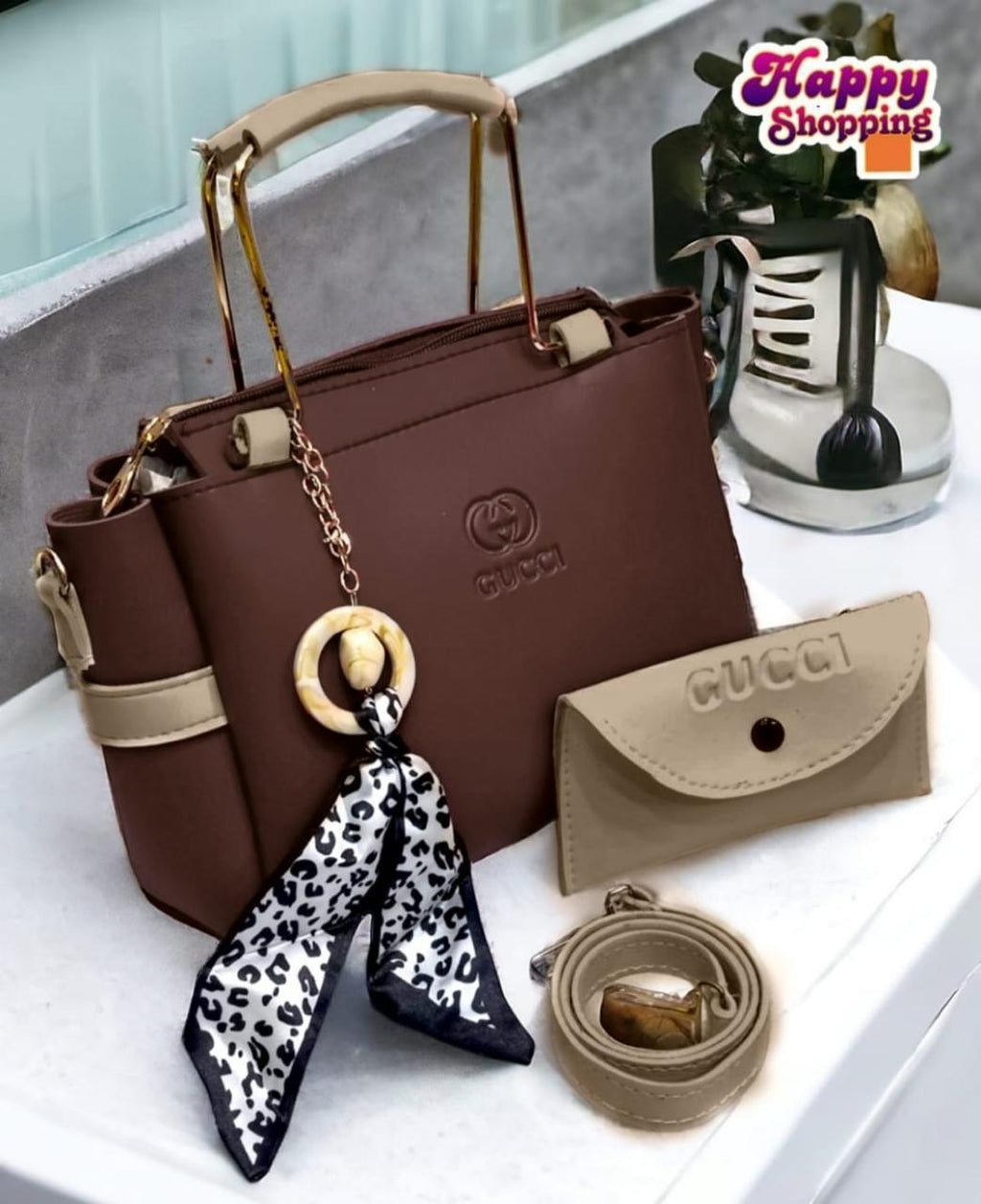 Handbag Set With Wallet
