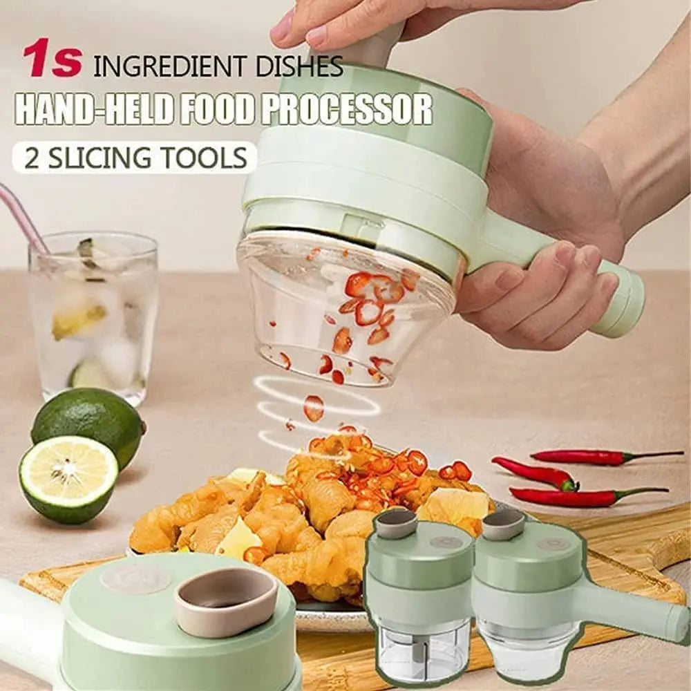 4-in-1 Electric Vegetable Cutter